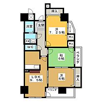 サムティイースト白壁  ｜ 愛知県名古屋市東区芳野１丁目（賃貸マンション3LDK・8階・73.22㎡） その2