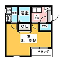 クレフラスト矢田D棟  ｜ 愛知県名古屋市東区矢田４丁目（賃貸アパート1K・2階・24.53㎡） その2