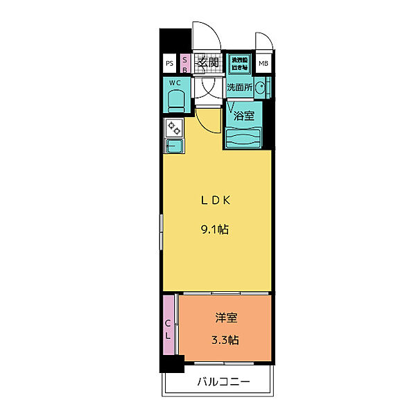 CREST TAPP大曽根II 801｜愛知県名古屋市北区山田１丁目(賃貸マンション1LDK・8階・29.98㎡)の写真 その2