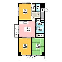 メゾンド徳川苑  ｜ 愛知県名古屋市東区東大曽根町（賃貸マンション3LDK・6階・54.38㎡） その2