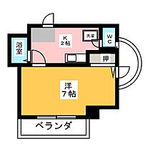 シェラ大曽根  ｜ 愛知県名古屋市北区平安１丁目（賃貸マンション1K・2階・23.59㎡） その2