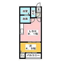 Ｔ・Ａ上飯田東町5丁目  ｜ 愛知県名古屋市北区上飯田東町５丁目（賃貸アパート1LDK・1階・32.40㎡） その2