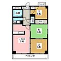 旭丘ハイツ2階10.2万円
