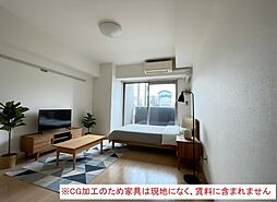 クレド御成通 2階1Kのリビング/ダイニング