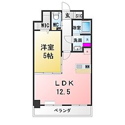 間取図画像 1LDK