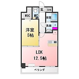 間取図画像 1LDK
