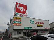 ドラッグストア 「スギ薬局まで780m」