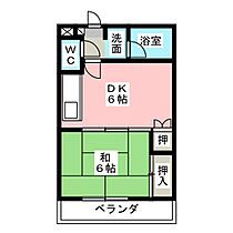 サンハイツ五才美  ｜ 愛知県名古屋市西区五才美町（賃貸マンション1DK・3階・27.45㎡） その2