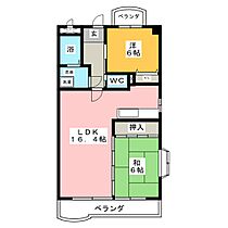 グレイス犬飼  ｜ 愛知県名古屋市西区平中町374-1（賃貸マンション2LDK・4階・61.00㎡） その2