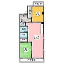 ヴィーブル小田井  ｜ 愛知県名古屋市西区中小田井３丁目（賃貸マンション2LDK・4階・63.00㎡） その2