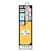 ピエッサ広  ｜ 愛知県名古屋市西区山木２丁目（賃貸マンション1K・2階・24.78㎡） その2