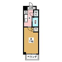 第3クインビル 403 ｜ 愛知県名古屋市西区市場木町（賃貸マンション1K・4階・24.00㎡） その2