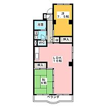 コスモハイツIII  ｜ 愛知県名古屋市西区山木２丁目（賃貸マンション2LDK・4階・64.63㎡） その2