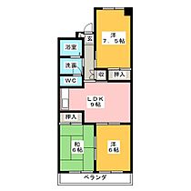 コスモハイツIII  ｜ 愛知県名古屋市西区山木２丁目（賃貸マンション3LDK・4階・60.50㎡） その2