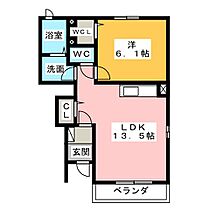 サティスファクション  ｜ 愛知県清須市西枇杷島町城並２丁目（賃貸アパート1LDK・1階・44.75㎡） その2