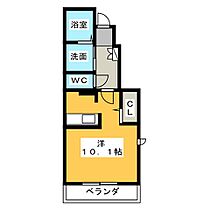 プラシード清里 103 ｜ 愛知県名古屋市西区清里町（賃貸アパート1R・1階・28.35㎡） その2