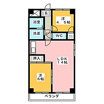 ノイ・ルミナス  ｜ 愛知県名古屋市西区大野木１丁目（賃貸マンション2LDK・1階・54.00㎡） その2