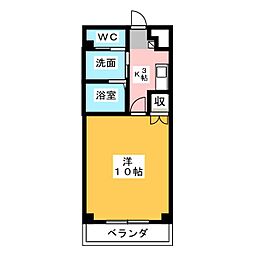 DI-3 1Kの間取図画像