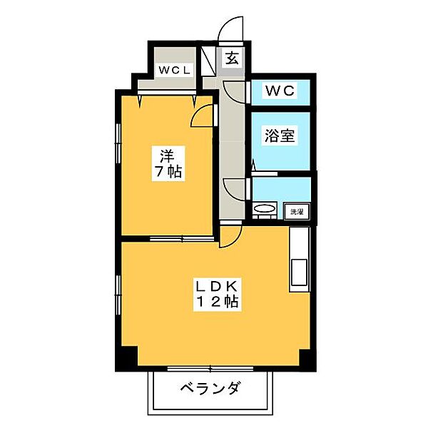 Ｗ　ＨＯＵＳＥ ｜愛知県名古屋市千種区清住町１丁目(賃貸マンション1LDK・3階・45.30㎡)の写真 その2