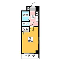 ＣＯＳＭＯＣＯＵＲＴ  ｜ 愛知県名古屋市千種区新池町４丁目（賃貸マンション1K・3階・23.58㎡） その2