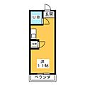 幸川マンション南館4階2.7万円
