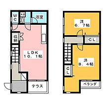 グランシア鹿子  ｜ 愛知県名古屋市千種区鹿子町１丁目（賃貸テラスハウス2LDK・1階・62.93㎡） その2