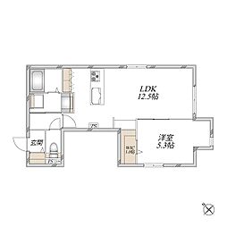 アトレ本山 1LDKの間取図画像