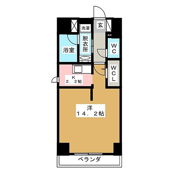 Conde葵一丁目 ｜愛知県名古屋市東区葵１丁目(賃貸マンション1LDK・2階・40.28㎡)の写真 その2