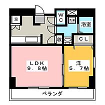 エスポアール千種  ｜ 愛知県名古屋市千種区今池１丁目（賃貸マンション1LDK・4階・40.20㎡） その2