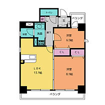 ＩＶＹ ＤＡＩＭＥＮ泉  ｜ 愛知県名古屋市東区泉１丁目（賃貸マンション2LDK・3階・64.53㎡） その2