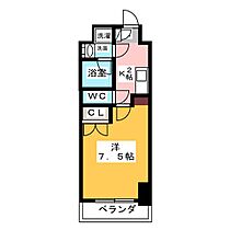 アマーレ葵  ｜ 愛知県名古屋市中区葵２丁目（賃貸マンション1K・6階・24.75㎡） その2