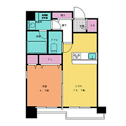 サングレース千種 802 8階1LDKの間取り