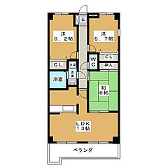 物件の間取り