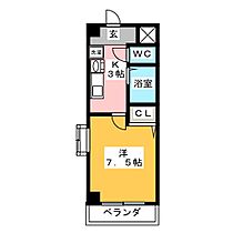 ＢＡＳＩＣ2000  ｜ 愛知県名古屋市中村区上米野町２丁目（賃貸マンション1K・4階・24.08㎡） その2