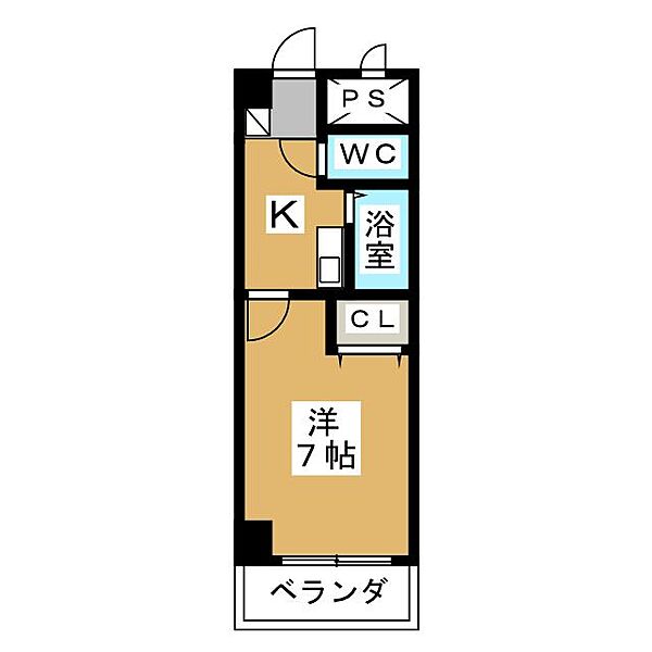 ベルヴィル猪之越 ｜愛知県名古屋市中村区猪之越町２丁目(賃貸マンション1K・2階・21.06㎡)の写真 その2