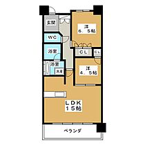 ザ・プラセシオン名古屋駅  ｜ 愛知県名古屋市中村区則武２丁目（賃貸マンション2LDK・14階・61.98㎡） その2