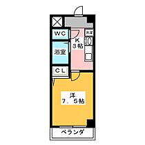 ＢＡＳＩＣ2000  ｜ 愛知県名古屋市中村区上米野町２丁目（賃貸マンション1K・4階・24.08㎡） その2