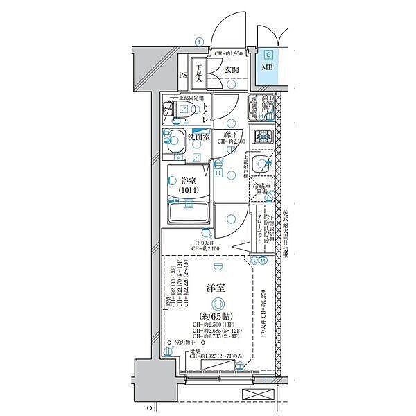 ディアレイシャス名古屋太閤通 803｜愛知県名古屋市中村区則武本通３丁目(賃貸マンション1K・8階・23.40㎡)の写真 その2