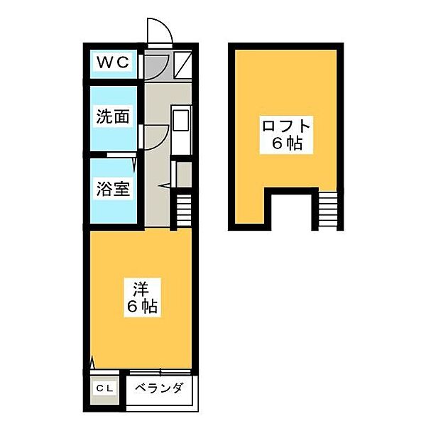 Ｐｒｏｃｅｓｓ ｜愛知県名古屋市中村区千原町(賃貸アパート1K・1階・20.52㎡)の写真 その2