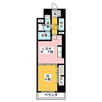 パルファン　ドゥ　ジョア  ｜ 愛知県名古屋市中村区上米野町１丁目（賃貸マンション1LDK・4階・36.90㎡） その2