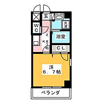 ロッククリスタル  ｜ 愛知県名古屋市中村区太閤通５丁目（賃貸マンション1K・3階・24.01㎡） その2