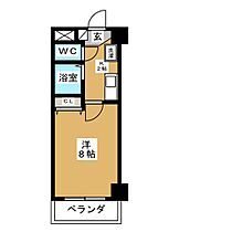 グランド　オウエスト  ｜ 愛知県名古屋市西区那古野１丁目（賃貸マンション1K・5階・24.30㎡） その2