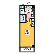 パールハイツ  ｜ 愛知県名古屋市中村区大日町（賃貸マンション1K・2階・24.80㎡） その2