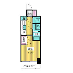 A&G　KAMEJIMA 8階1Kの間取り