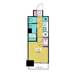 A&G　KAMEJIMA 10階1Kの間取り
