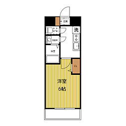 プレサンス太閤通駅前デュプル 7階1Kの間取り