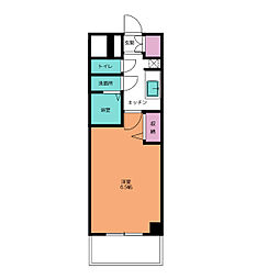 ファステート名古屋駅前ドリーム 3階1Kの間取り