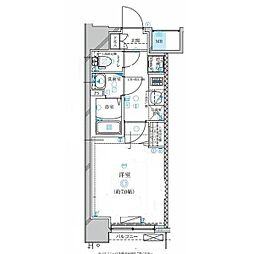 ディアレイシャス名古屋太閤通3 1Kの間取図画像