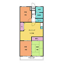 コーポ清水  ｜ 愛知県名古屋市中川区供米田２丁目（賃貸マンション3LDK・1階・59.50㎡） その2