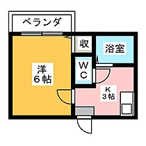 シャトル八田  ｜ 愛知県名古屋市中村区並木２丁目（賃貸アパート1K・1階・24.61㎡） その2